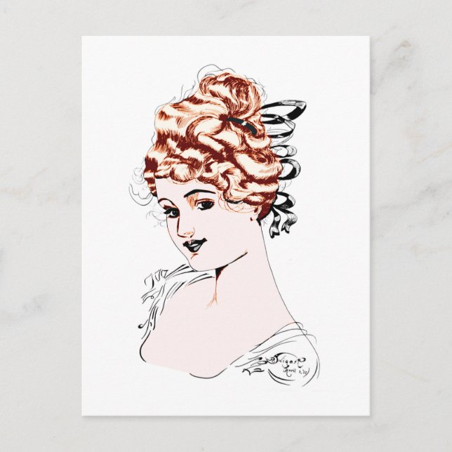 Cartão Postal Alice M. McPherrin por Russell L. Swigert arte de  (Frente)