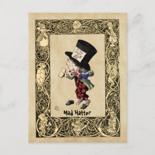 Cartão Postal Alice - Mad Hatter 1865