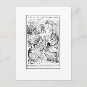 Cartão Postal Alice na Festa de Histórias