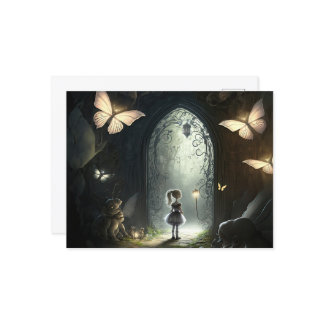 Cartão Postal Alice no Cena do País das Maravilhas