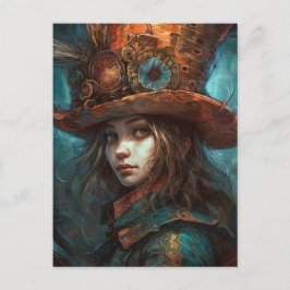 Cartão Postal Alice no melhor chapéu