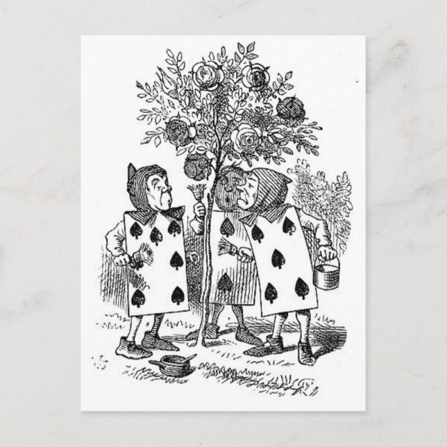 Cartão Postal Alice no País das Maravilhas (Frente)