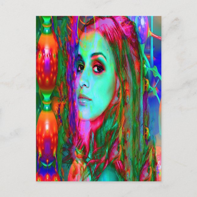 Cartão Postal Alice no País das Maravilhas (Frente)