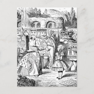 Cartão Postal Alice no País das Maravilhas