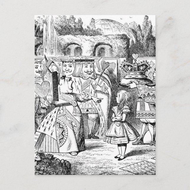 Cartão Postal Alice no País das Maravilhas (Frente)