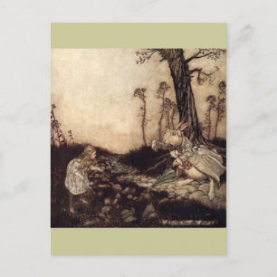 Cartão Postal Alice no País das Maravilhas