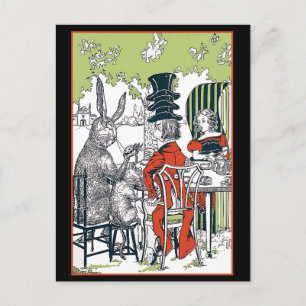 Cartão Postal Alice no País das Maravilhas