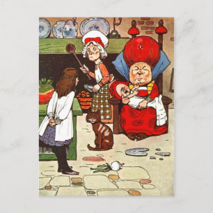 Cartão Postal Alice no País das Maravilhas: A Duquesa com a Fam