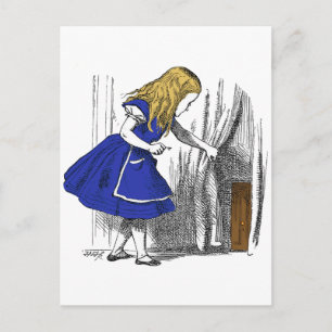 Cartão Postal Alice no País das Maravilhas - A Porta Pequena