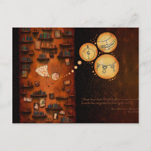 Cartão Postal Alice no País das Maravilhas - Abaixo o Buraco do 