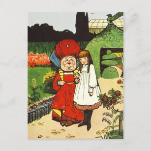 Cartão Postal Alice no País das Maravilhas: Alice e a Duquesa
