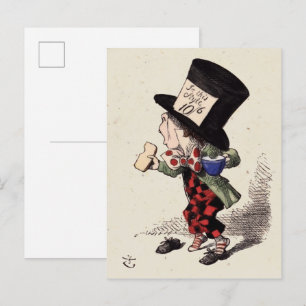 Cartão Postal Alice no País das Maravilhas - Chapeleiro Louco (c