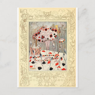 Cartão Postal Alice no País das Maravilhas da Batalha