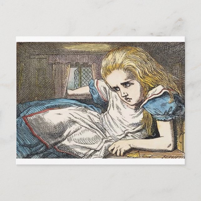 Cartão Postal Alice no País das Maravilhas: Me coma muito (Frente)