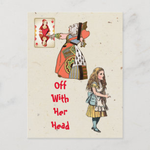Cartão Postal   Alice no País das Maravilhas - Rainha de Copas 