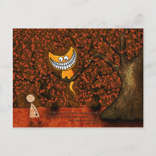 Cartão Postal Alice no País das Maravilhas - Um Gato Cheshire