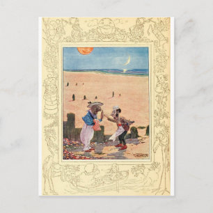 Cartão Postal Alice no País das Maravilhas, Walrus e Carpenter