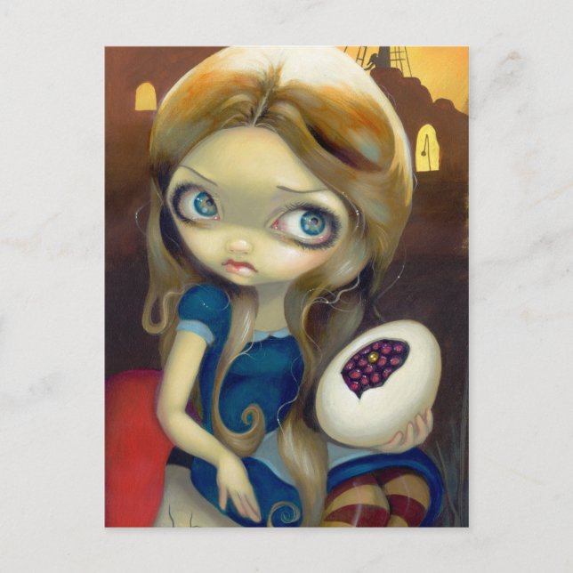 Cartão Postal "Alice numa Visão de Brueghel" Cartão-postal (Frente)