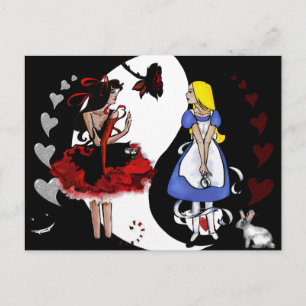 Cartão Postal Alice Refletiu