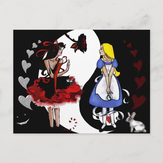 Cartão Postal Alice Refletiu (Frente)