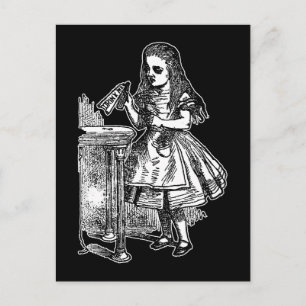 Cartão Postal Alice Vintage Beba-Me