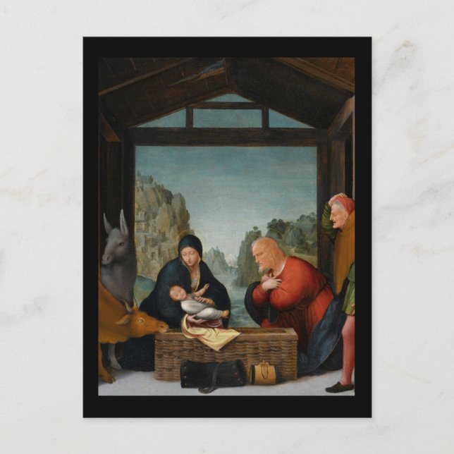 Cartão Postal Aliciando os pastores que abrigam os pastores (Frente)