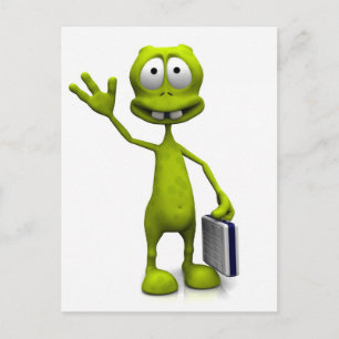 Cartão Postal Alienígena