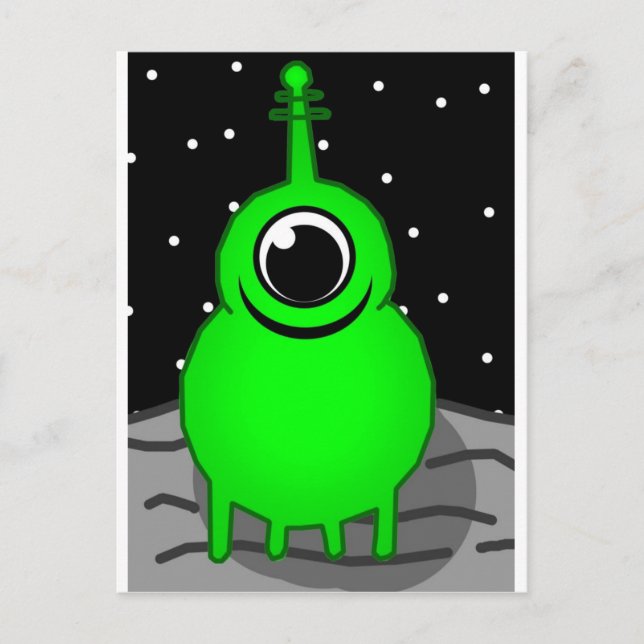 Cartão Postal Alienígena (Frente)