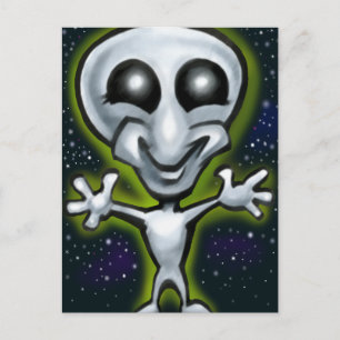 Cartão Postal Alienígena