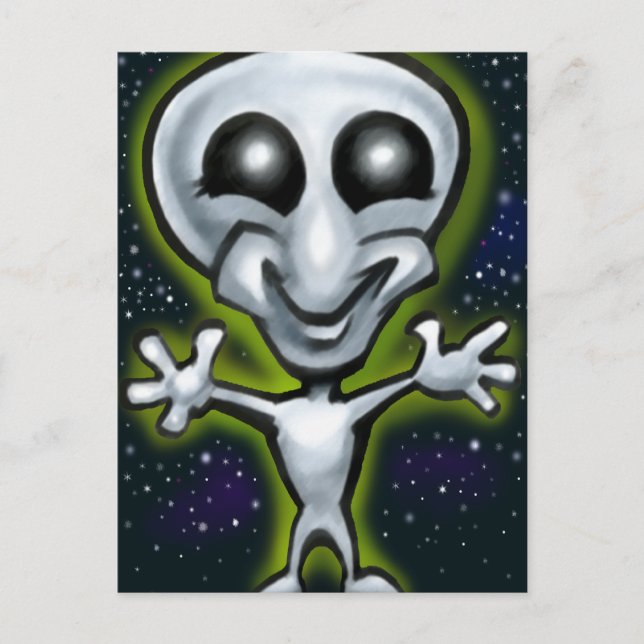 Cartão Postal Alienígena (Frente)