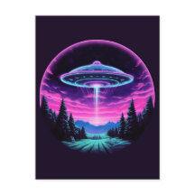 Alienígena Espacial Retrofuturista