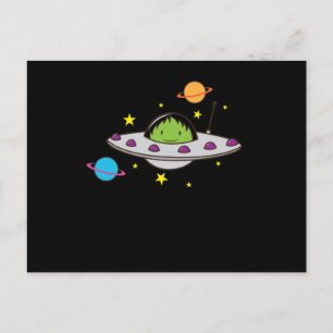 Cartão Postal Alienígena im Ufo