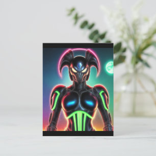 Cartão Postal Alienígena Raven 01