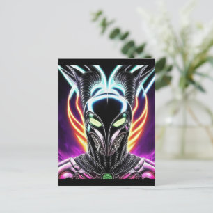 Cartão Postal Alienígena Raven 18