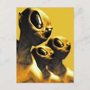 Cartão Postal Aliens