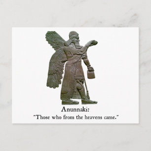 Cartão Postal Aliens Antigos de Anunnaki