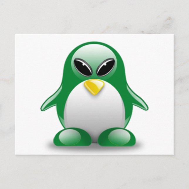 Cartão Postal Alientux (Frente)