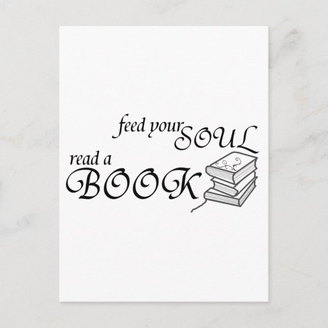 Cartão Postal Alimente sua alma (Frente)