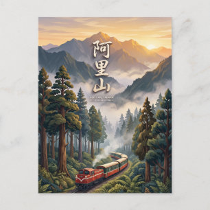 Cartão Postal Alishan Taiwan