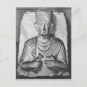 Cartão Postal Alivio funerário de Zabdale, de Palmyra, Síria
