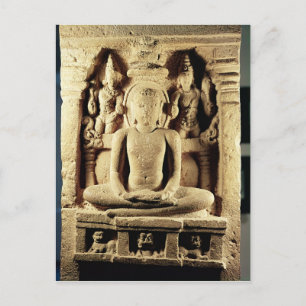 Cartão Postal Alivio representando Tirthankara Mahavira