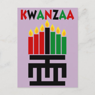 CARTÃO POSTAL ALKEBULAN - KWANZAA 7 PRINCÍPIOS