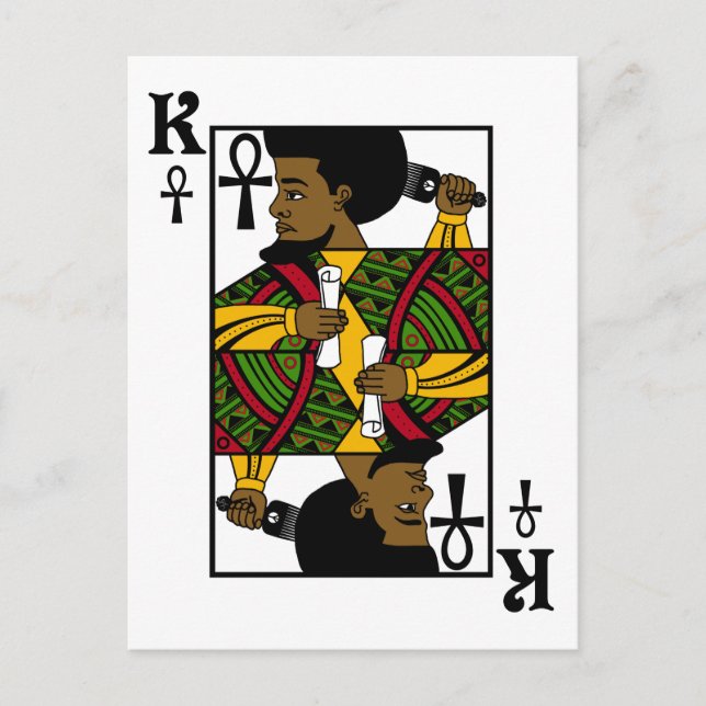 CARTÃO POSTAL ALKEBULAN - O REI NEGRO (Frente)