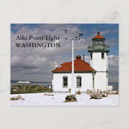 Cartão Postal Alki Point Lighthouse, Cartão-postal de Washington