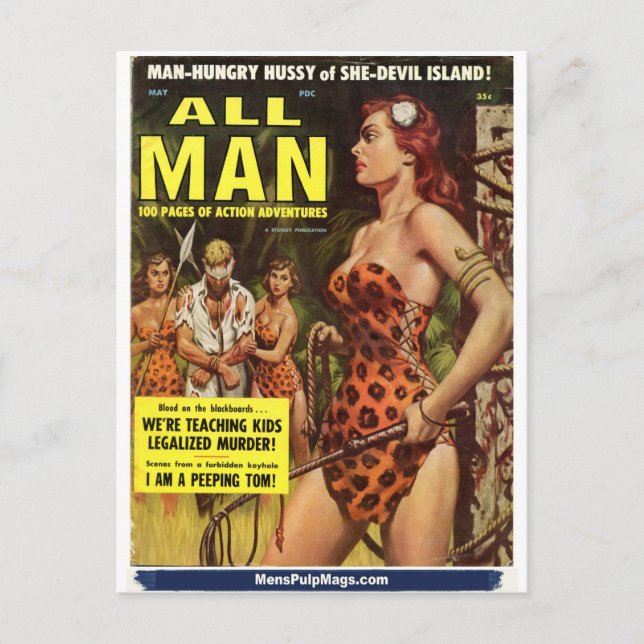 Cartão Postal All Man, maio de 1959 (Frente)