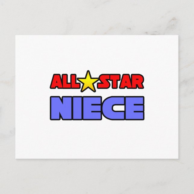 Cartão Postal All Star Niece (Frente)