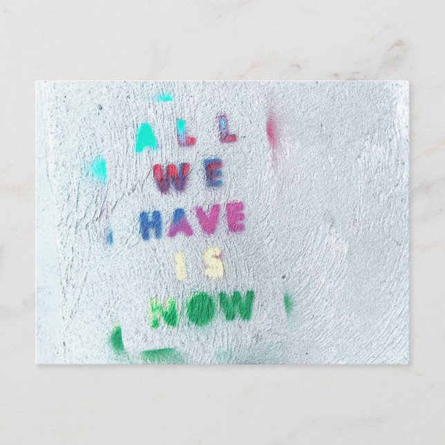 Cartão Postal Alles era Wir haben ist jetzt (Frente)