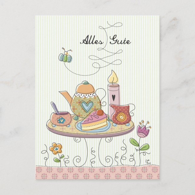 Cartão Postal Alles Gute (Frente)