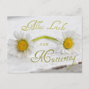 Cartão Postal Alles Liebe zum Muttertag!