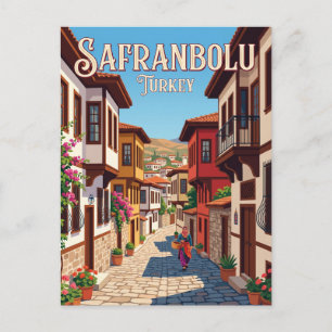 Cartão Postal Alley de Safranbolu Turquia
